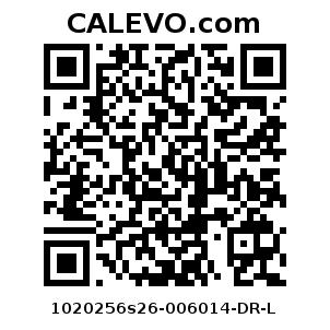 Calevo.com Preisschild 1020256s26-006014-DR-L