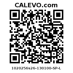 Calevo.com Preisschild 1020256s26-130100-SP-L