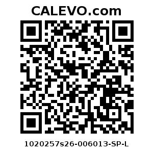 Calevo.com Preisschild 1020257s26-006013-SP-L