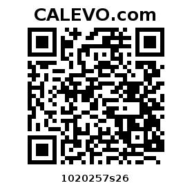 Calevo.com Preisschild 1020257s26