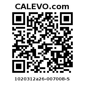 Calevo.com Preisschild 1020312a26-007008-S