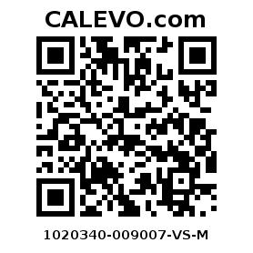 Calevo.com Preisschild 1020340-009007-VS-M