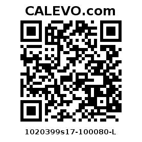 Calevo.com Preisschild 1020399s17-100080-L