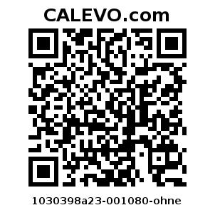 Calevo.com Preisschild 1030398a23-001080-ohne
