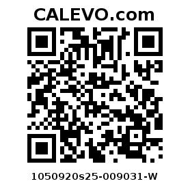 Calevo.com Preisschild 1050920s25-009031-W