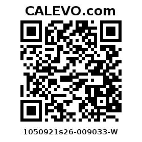 Calevo.com Preisschild 1050921s26-009033-W