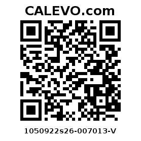 Calevo.com Preisschild 1050922s26-007013-V
