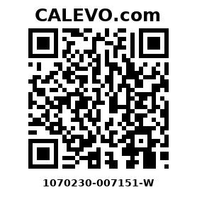 Calevo.com Preisschild 1070230-007151-W