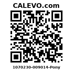 Calevo.com Preisschild 1070230-009014-Pony