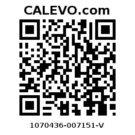 Calevo.com Preisschild 1070436-007151-V