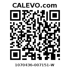 Calevo.com Preisschild 1070436-007151-W