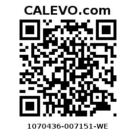 Calevo.com Preisschild 1070436-007151-WE