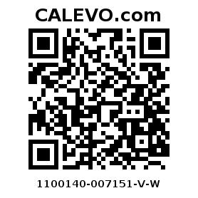 Calevo.com Preisschild 1100140-007151-V-W