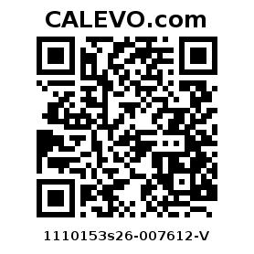 Calevo.com Preisschild 1110153s26-007612-V