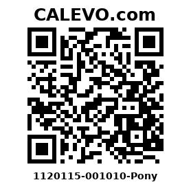 Calevo.com Preisschild 1120115-001010-Pony