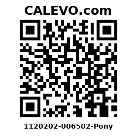 Calevo.com Preisschild 1120202-006502-Pony