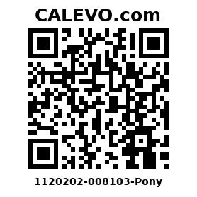 Calevo.com Preisschild 1120202-008103-Pony