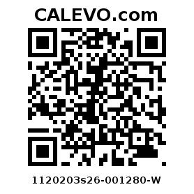 Calevo.com Preisschild 1120203s26-001280-W