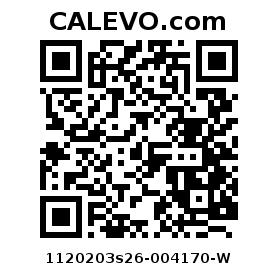 Calevo.com Preisschild 1120203s26-004170-W