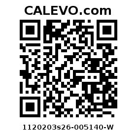 Calevo.com Preisschild 1120203s26-005140-W
