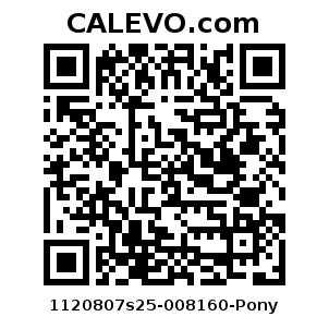 Calevo.com Preisschild 1120807s25-008160-Pony