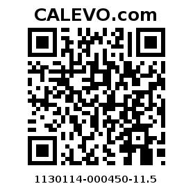 Calevo.com Preisschild 1130114-000450-11.5