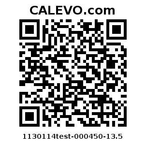 Calevo.com Preisschild 1130114test-000450-13.5