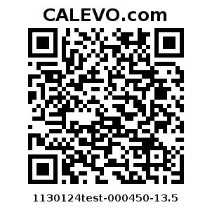 Calevo.com Preisschild 1130124test-000450-13.5