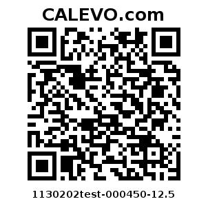 Calevo.com Preisschild 1130202test-000450-12.5