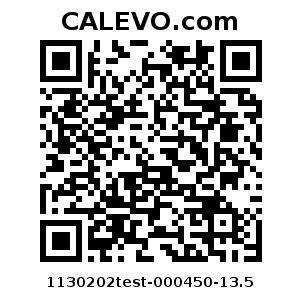 Calevo.com Preisschild 1130202test-000450-13.5