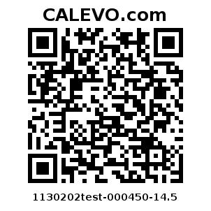 Calevo.com Preisschild 1130202test-000450-14.5