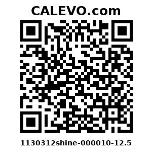 Calevo.com Preisschild 1130312shine-000010-12.5