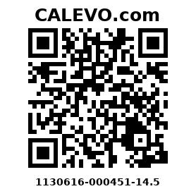 Calevo.com Preisschild 1130616-000451-14.5
