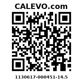 Calevo.com Preisschild 1130617-000451-14.5