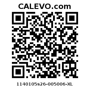 Calevo.com Preisschild 1140105s26-005006-XL