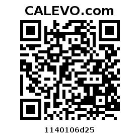 Calevo.com Preisschild 1140106d25
