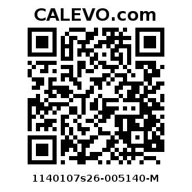 Calevo.com Preisschild 1140107s26-005140-M
