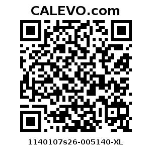 Calevo.com Preisschild 1140107s26-005140-XL