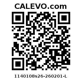 Calevo.com Preisschild 1140108s26-260201-L