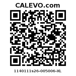 Calevo.com Preisschild 1140111s26-005006-XL