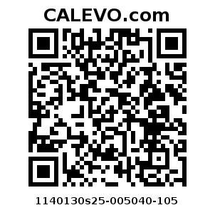 Calevo.com Preisschild 1140130s25-005040-105