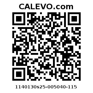 Calevo.com Preisschild 1140130s25-005040-115