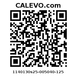 Calevo.com Preisschild 1140130s25-005040-125
