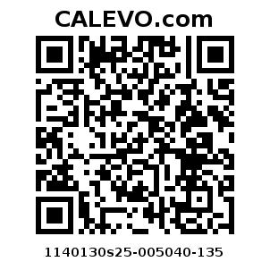 Calevo.com Preisschild 1140130s25-005040-135