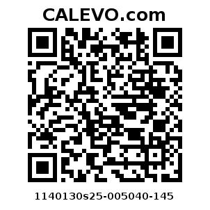 Calevo.com Preisschild 1140130s25-005040-145