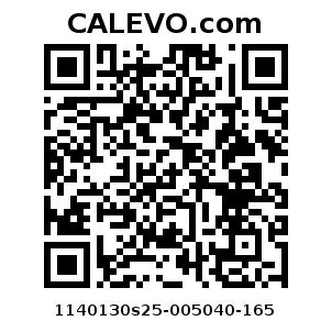 Calevo.com Preisschild 1140130s25-005040-165