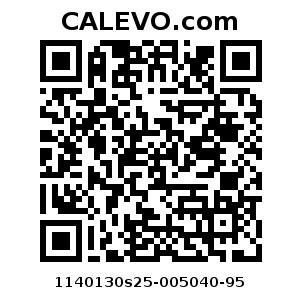 Calevo.com Preisschild 1140130s25-005040-95