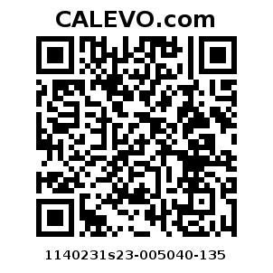 Calevo.com Preisschild 1140231s23-005040-135