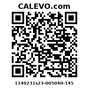 Calevo.com Preisschild 1140231s23-005040-145