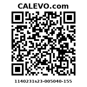 Calevo.com Preisschild 1140231s23-005040-155